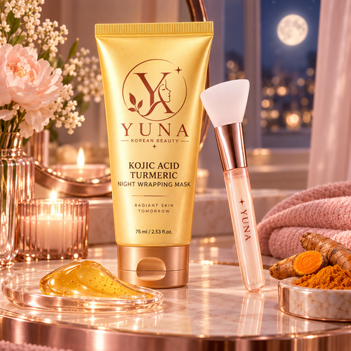YUNA Kojic Acid Turmeric Night Wrapping Mask nighttime vanity